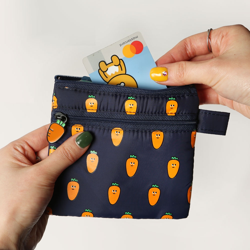 당근친구들패딩미니파우치