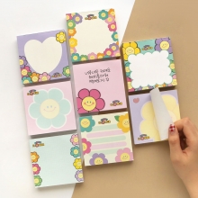 해피플라워떡메모지