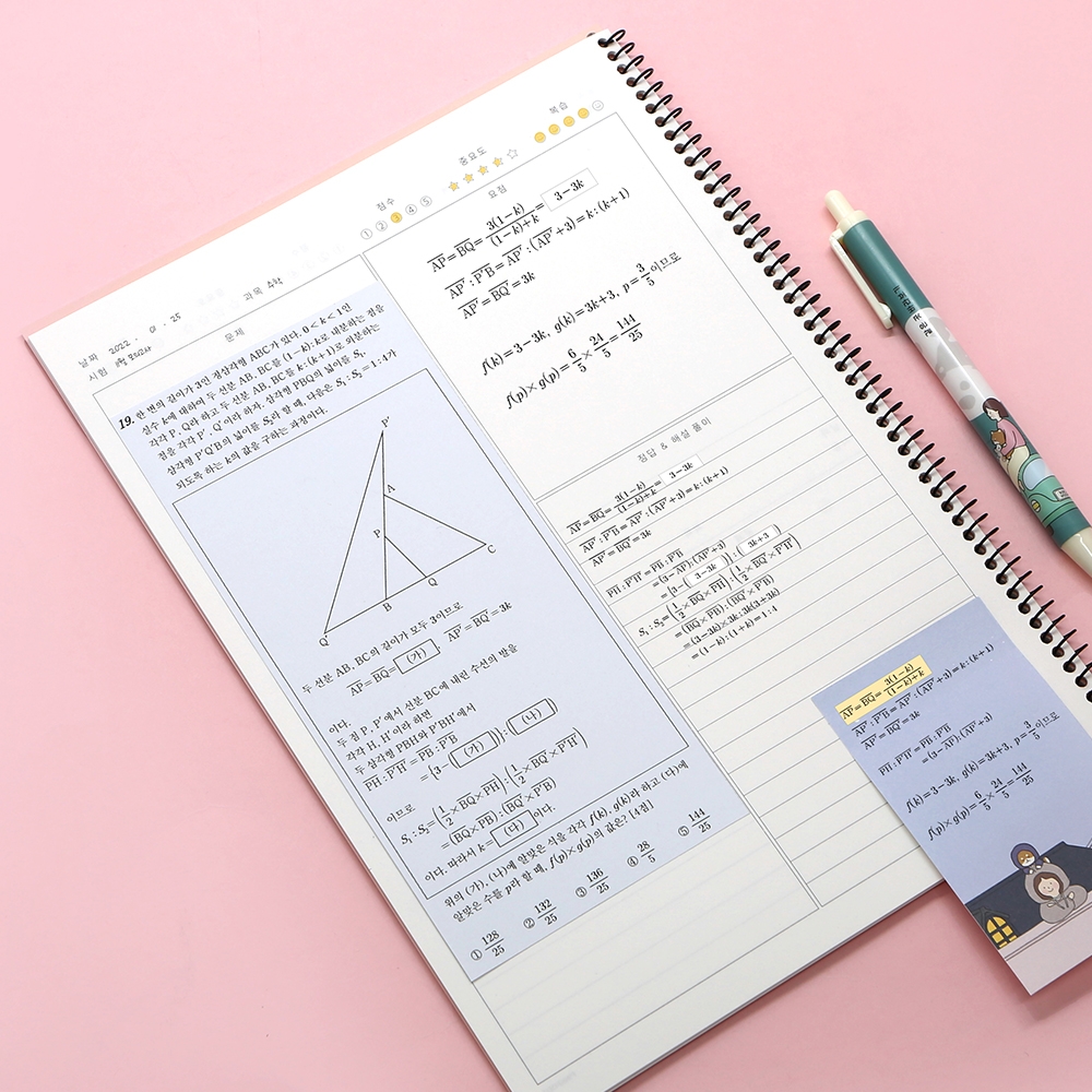 보리야누나야오답공책