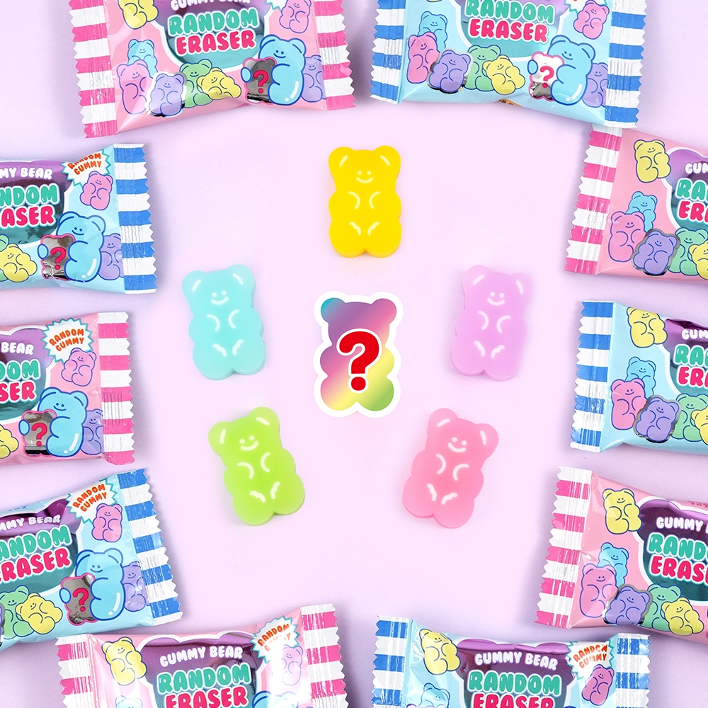 곰젤리랜덤지우개7탄