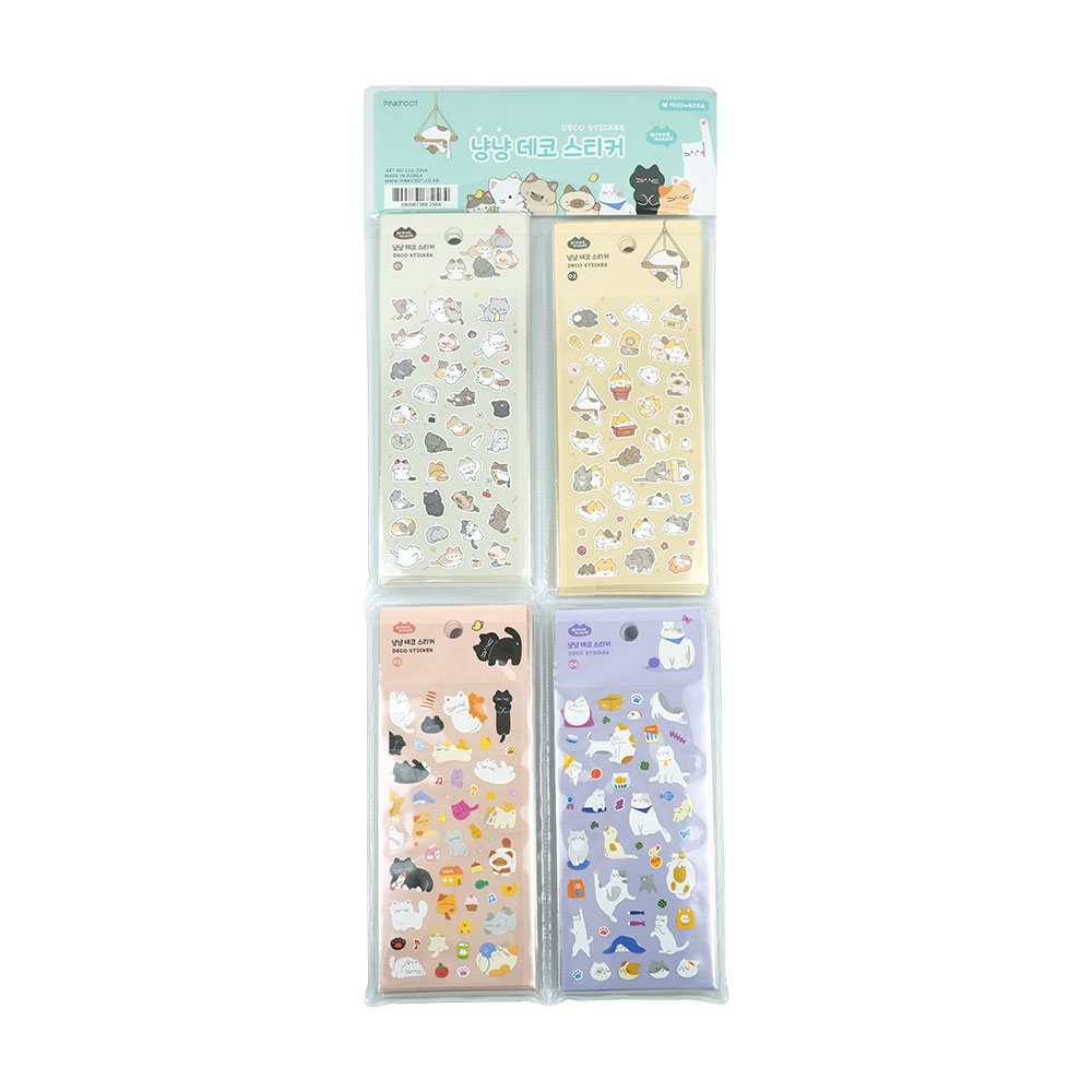 냥냥데코스티커 인박스(40개세트)