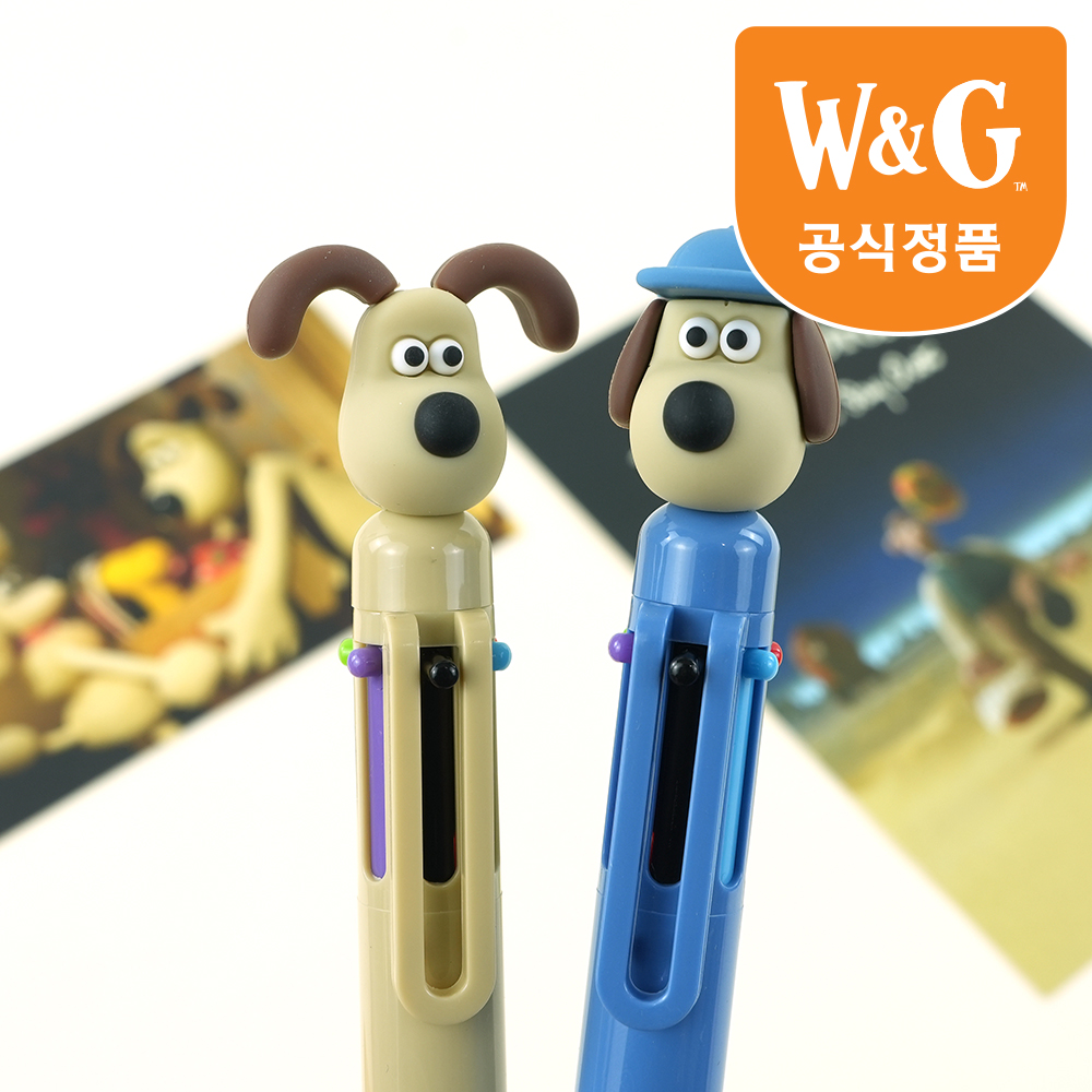[공식정품]월레스와그로밋6색볼펜