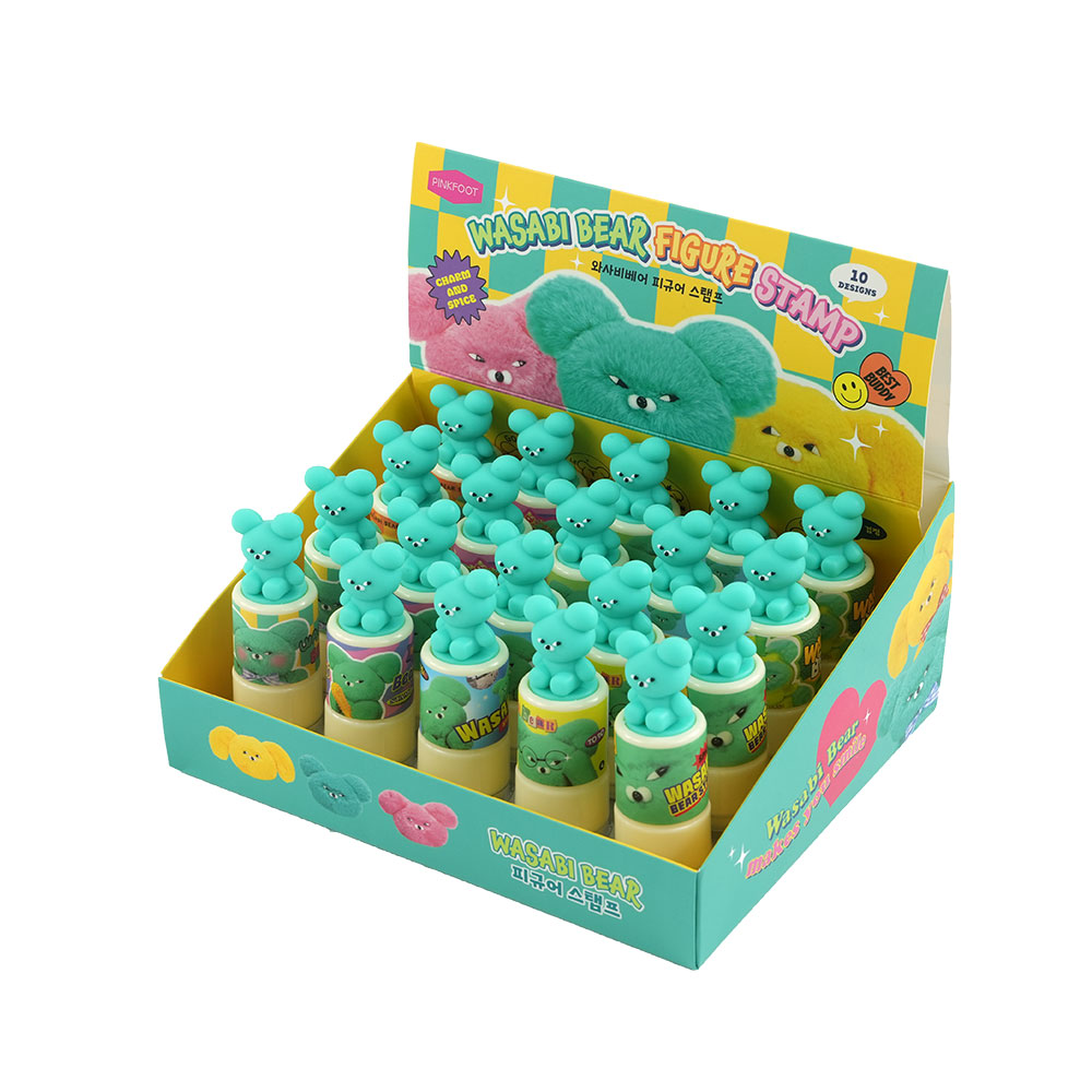와사비베어피규어스탬프 인박스(20개세트)