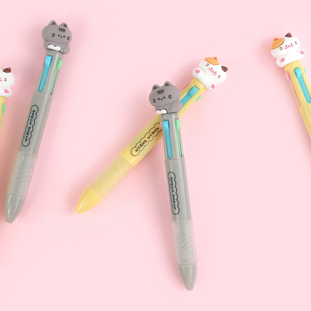 냥냥4색볼펜