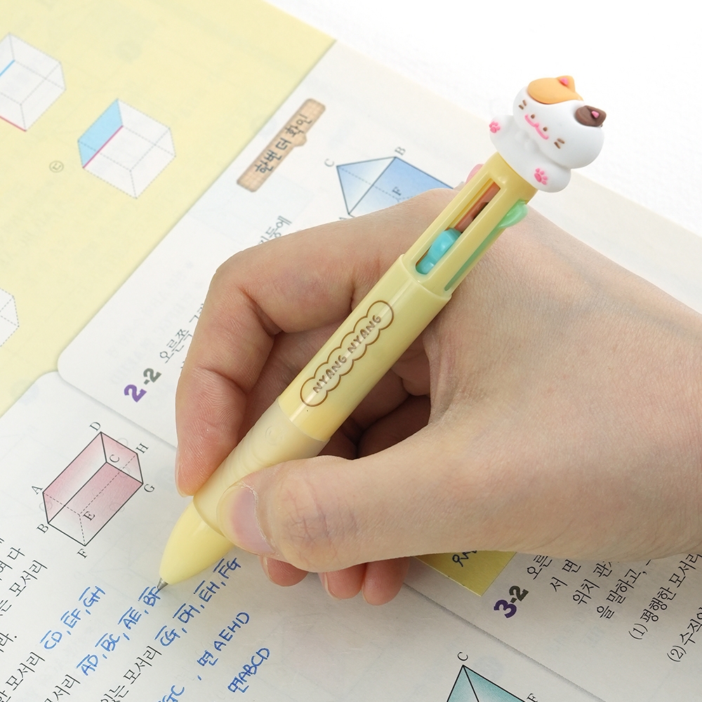 냥냥4색볼펜