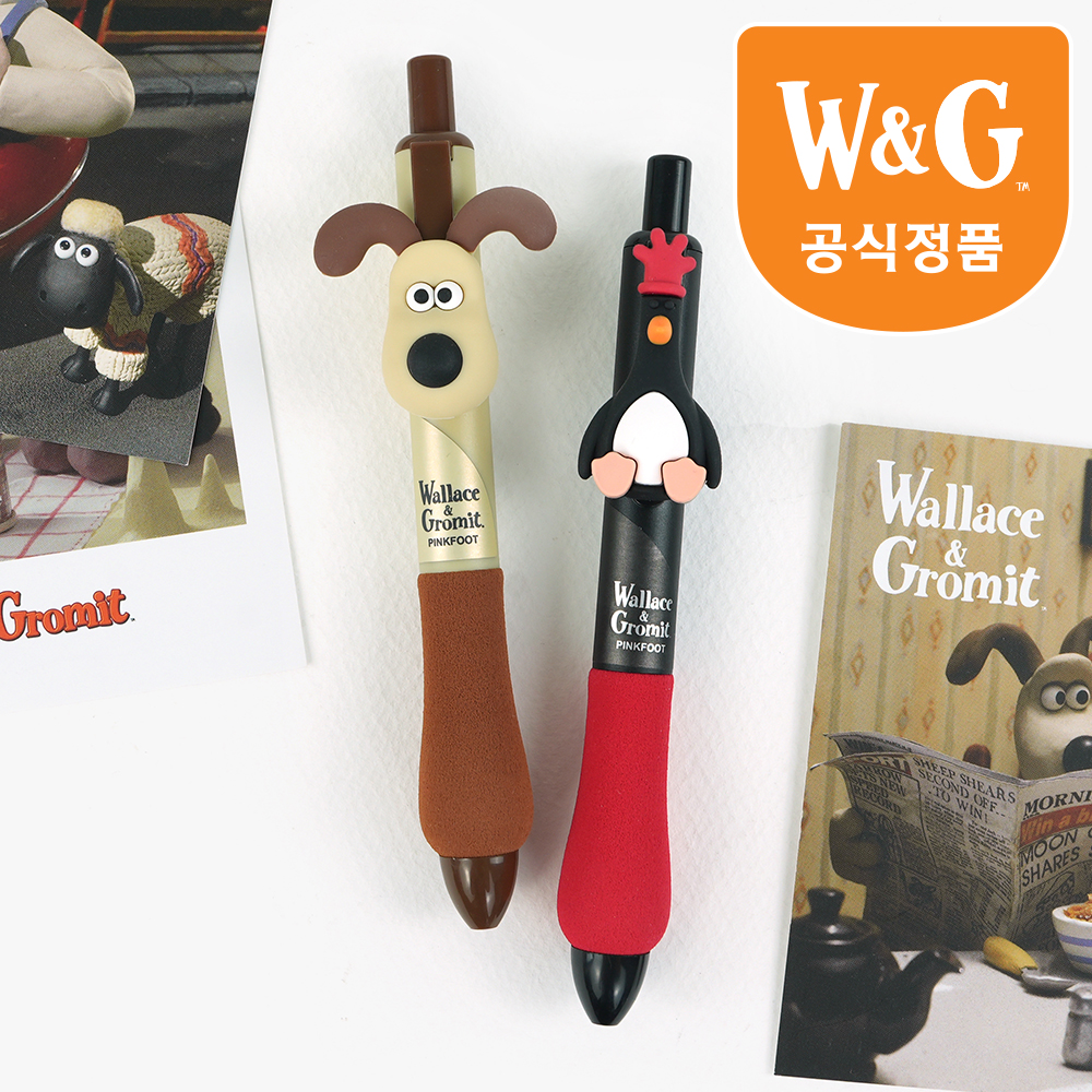 [공식정품]월레스와그로밋통통중성펜