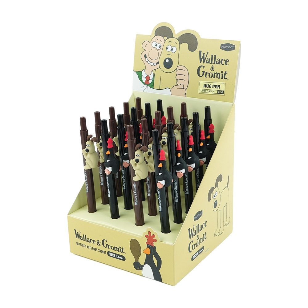 [공식정품]월레스와그로밋허그펜 인박스(20개세트)