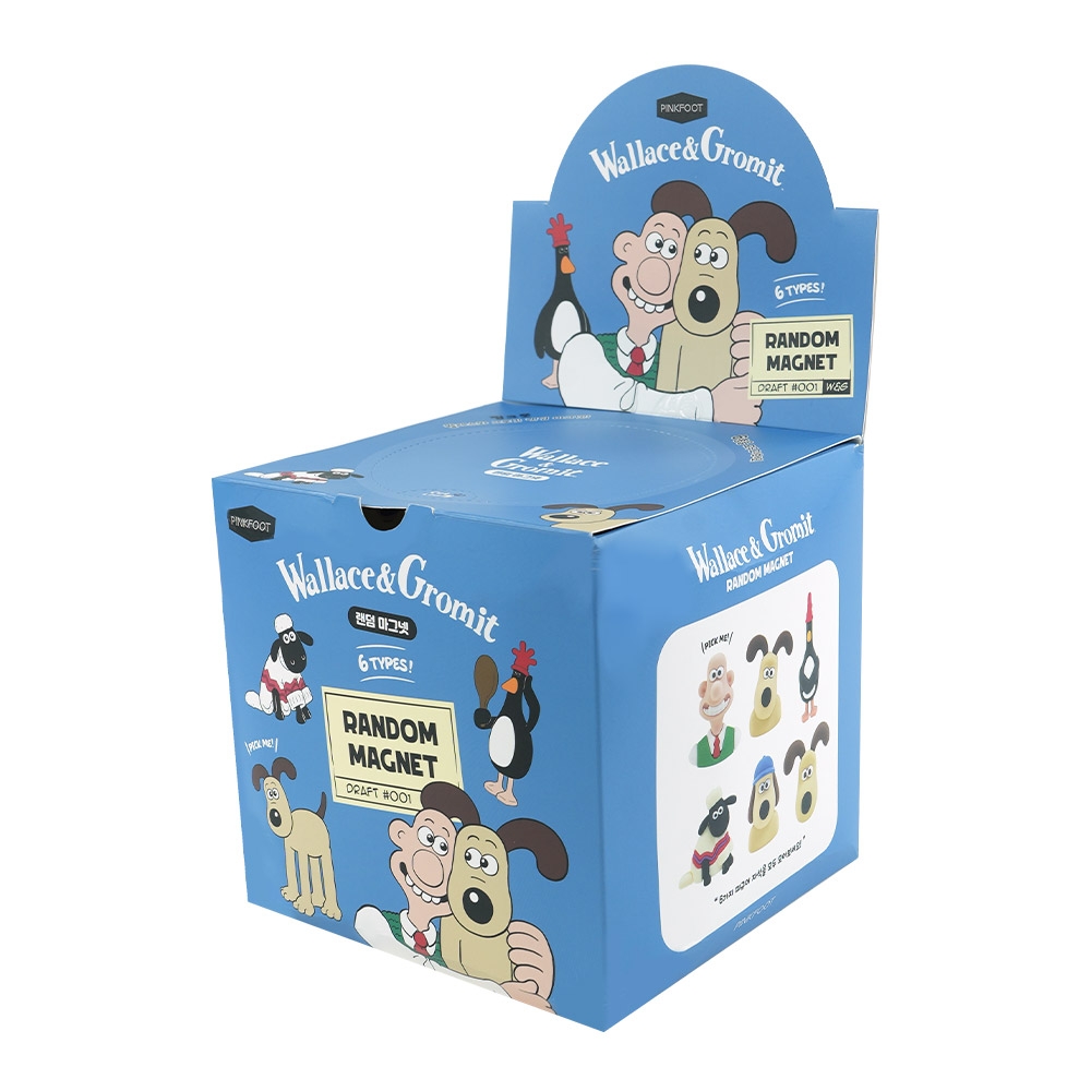 [공식정품]월레스와그로밋랜덤마그넷 인박스(30개세트)