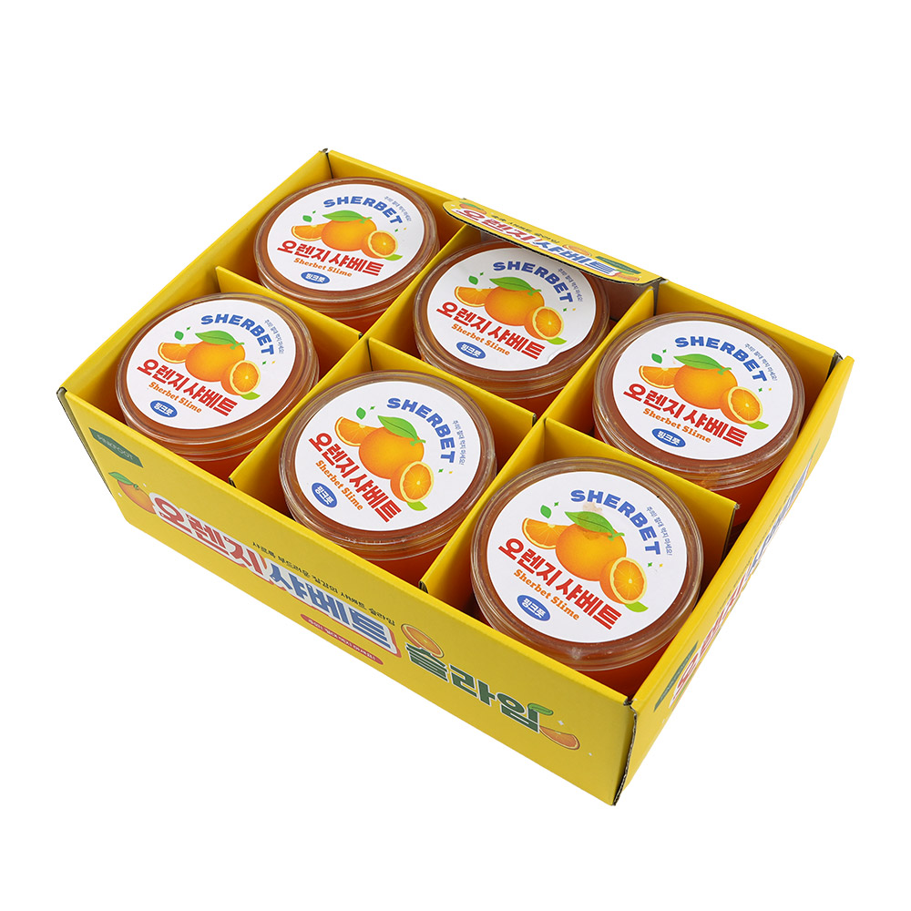 오렌지샤베트슬라임 인박스(12개세트)