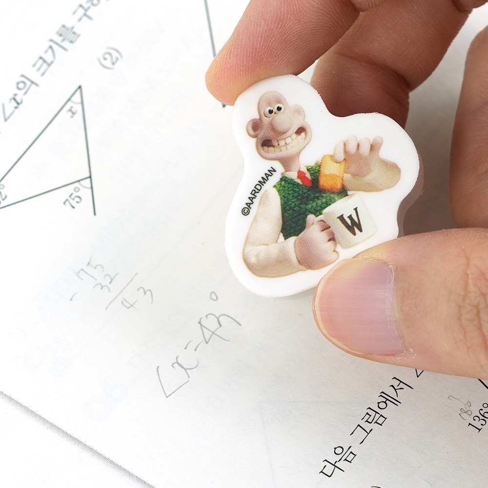 [공식정품]월레스와그로밋캐리어지우개세트 인박스(12개세트)