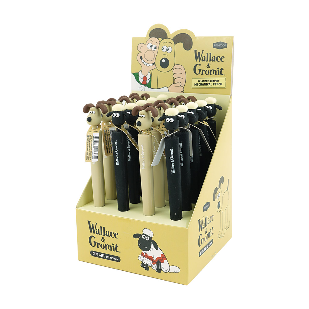 [공식정품]월레스와그로밋삼각샤프2탄 인박스(20개세트)