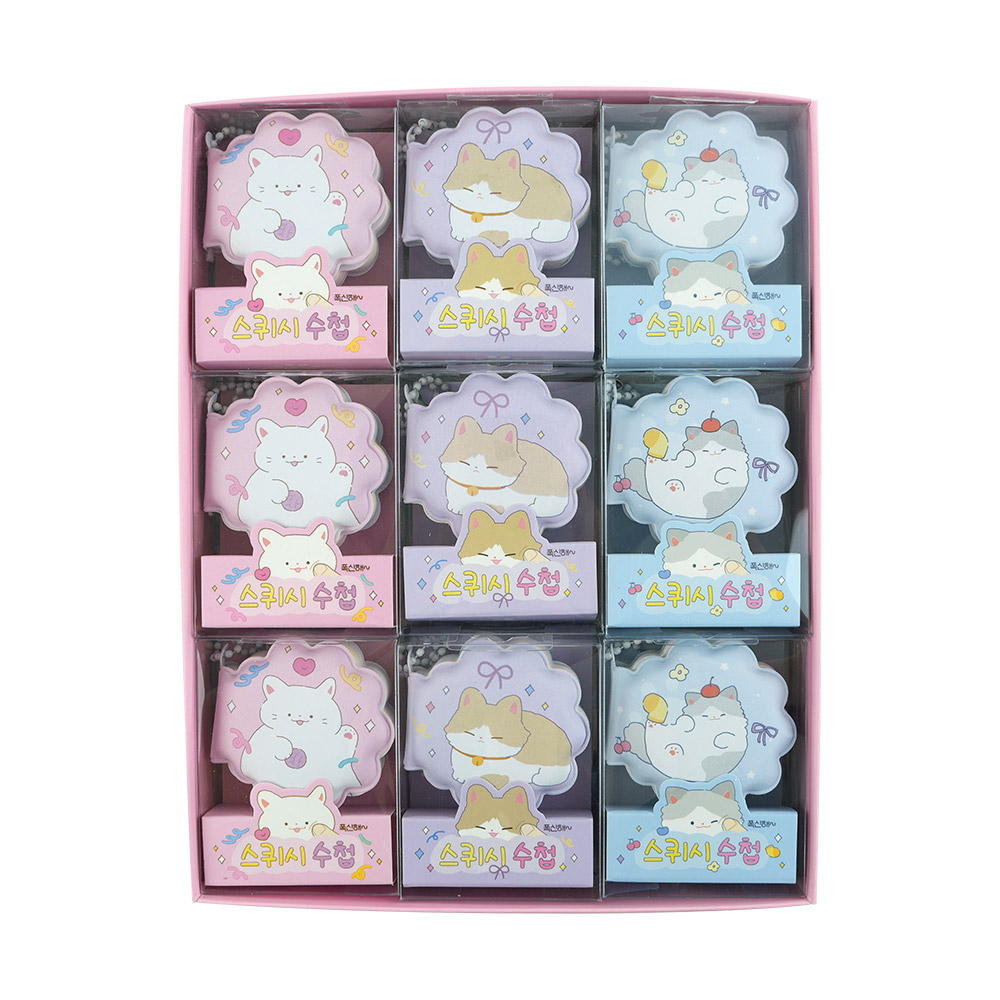 냥냥스퀴시수첩 인박스(18개세트)