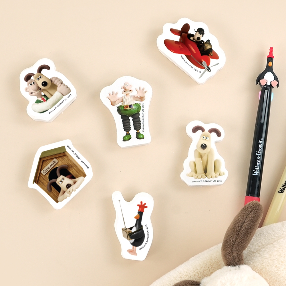 [공식정품]월레스와그로밋랜덤지우개