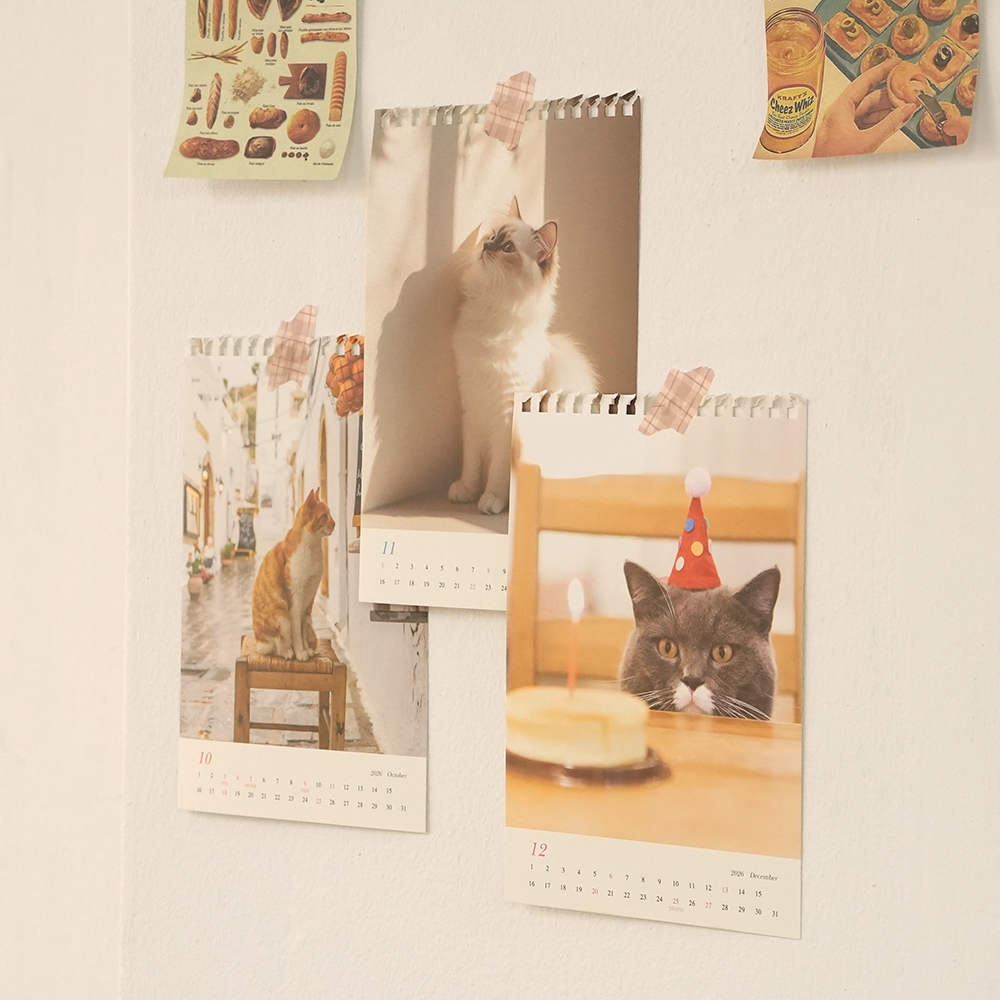 고양이의하루2026탁상달력