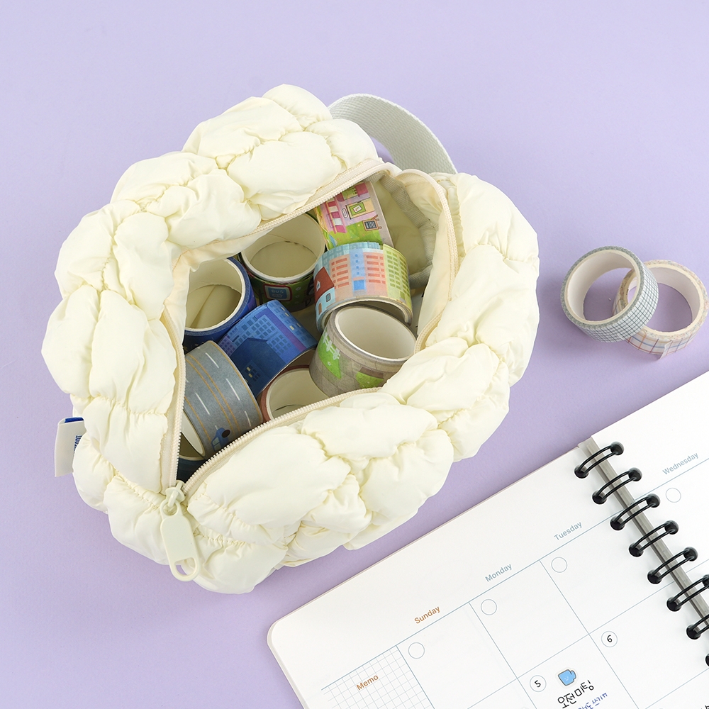 퍼피구름큐브파우치