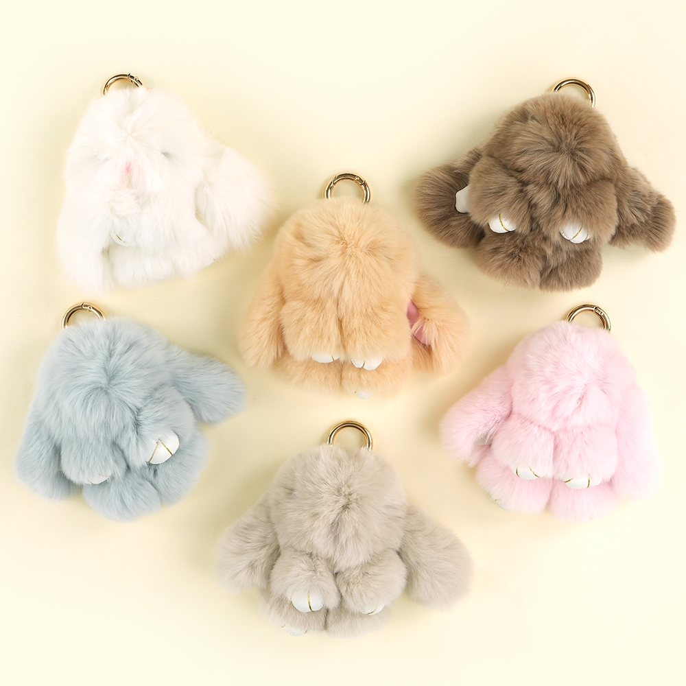 앙고라토끼인형키링