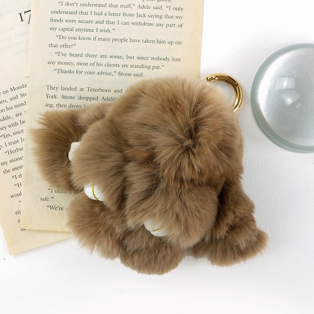 앙고라토끼인형키링