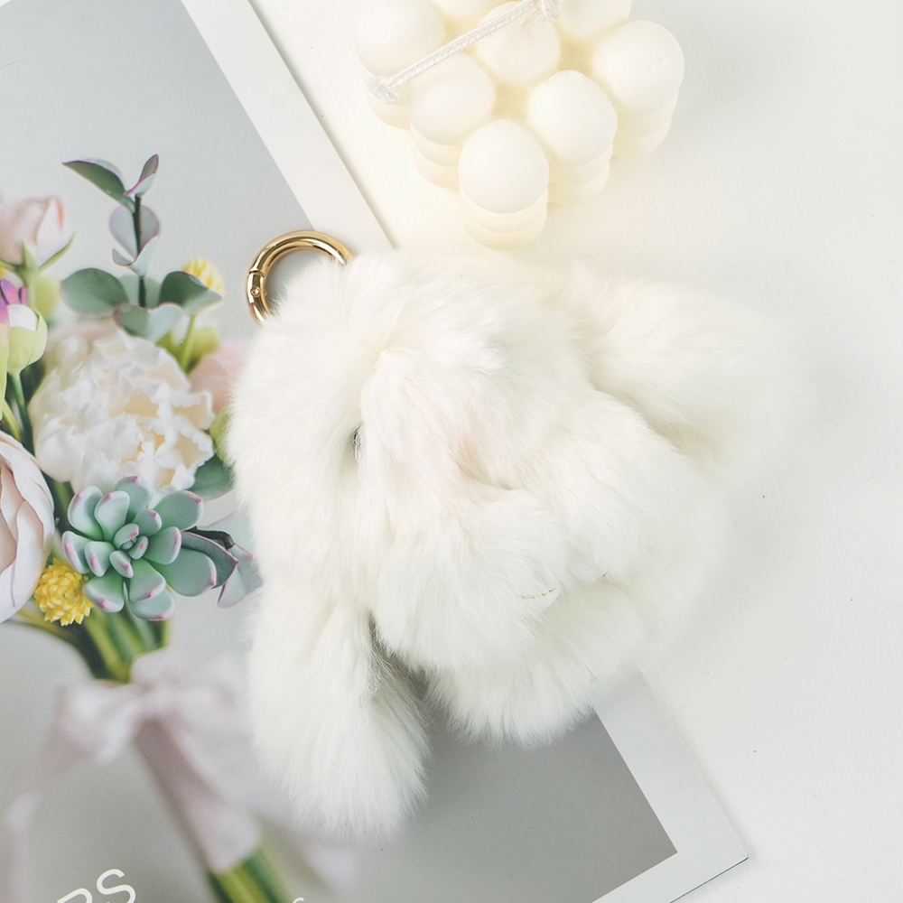앙고라토끼인형키링