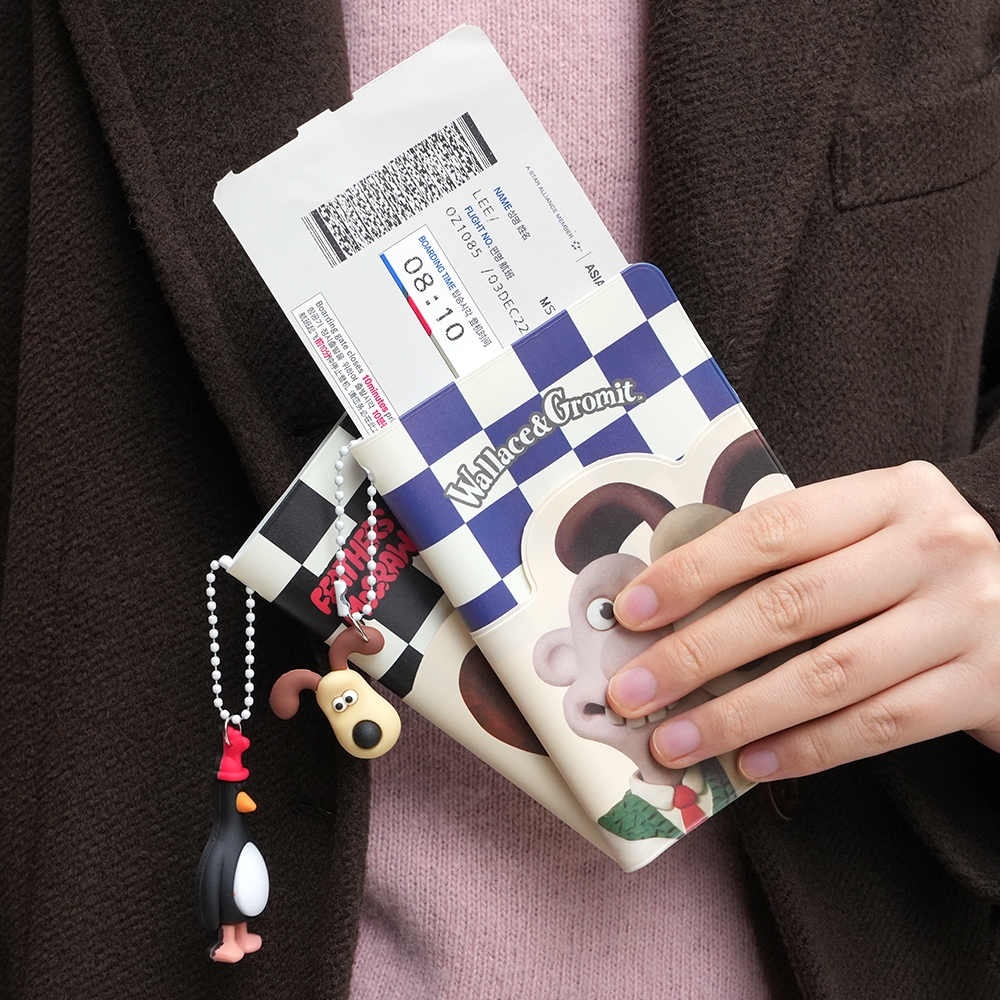 [공식정품]월레스와그로밋여권케이스