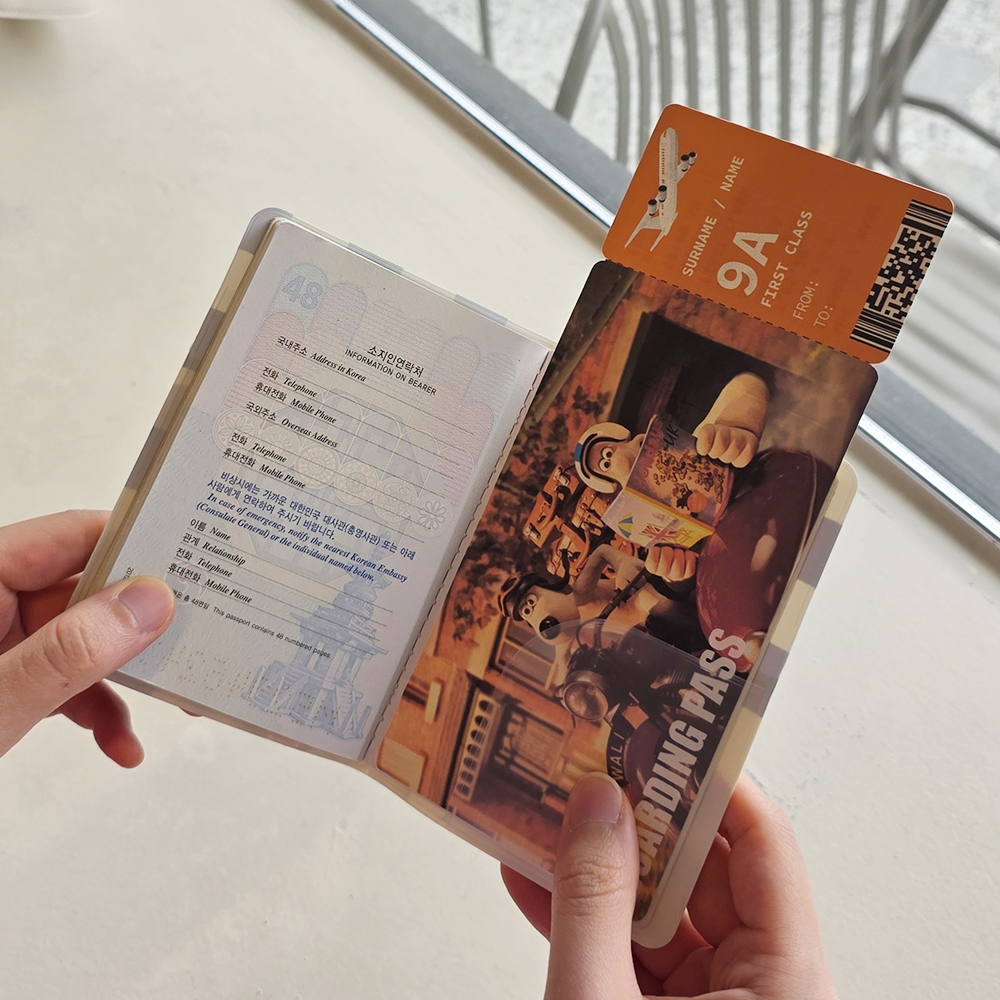 [공식정품]월레스와그로밋여권케이스