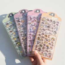 애니멀물방울드롭스티커