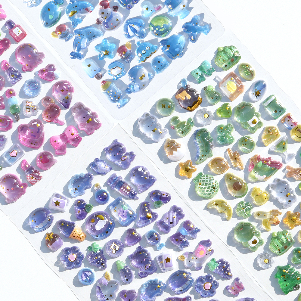 컬러물방울드롭스티커