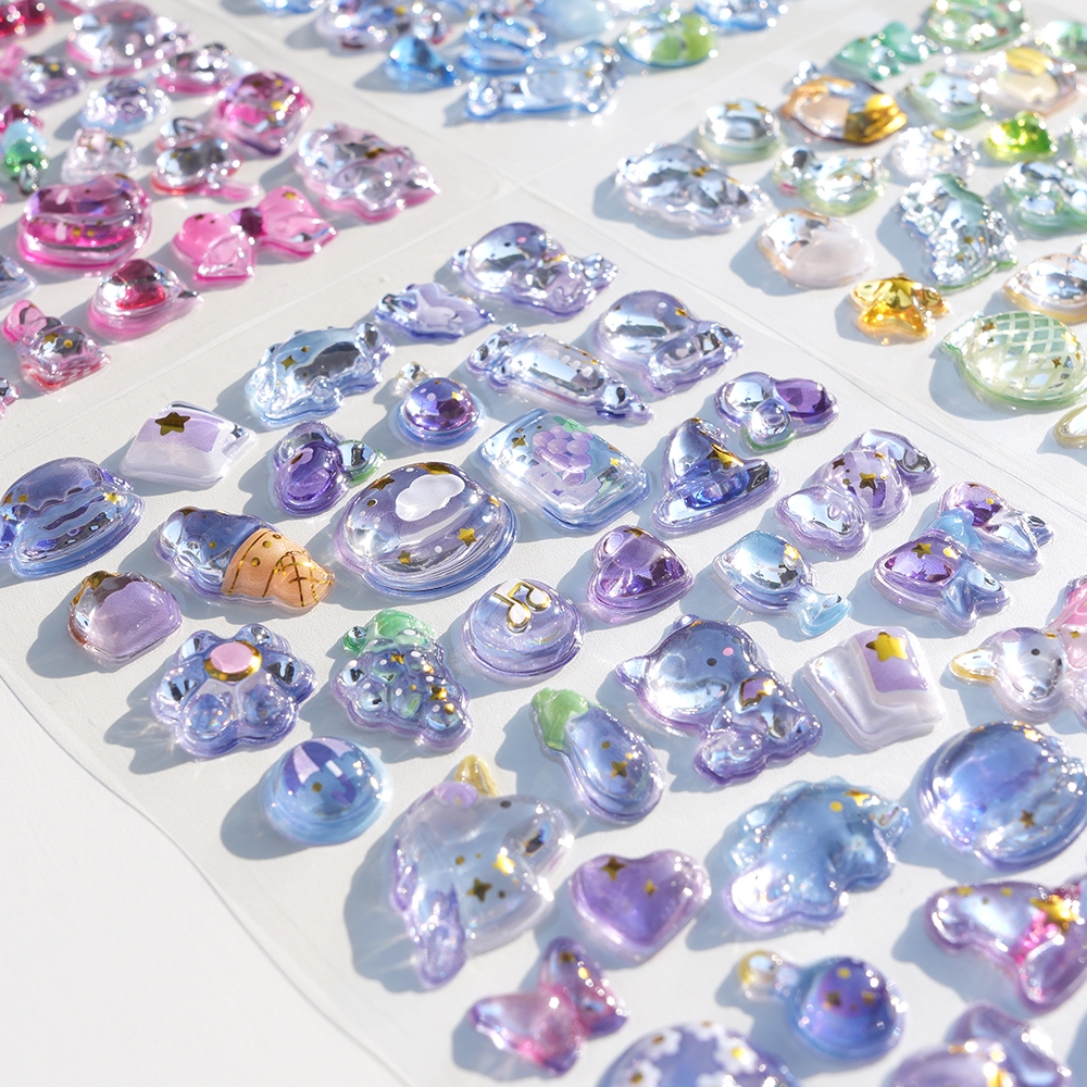 컬러물방울드롭스티커