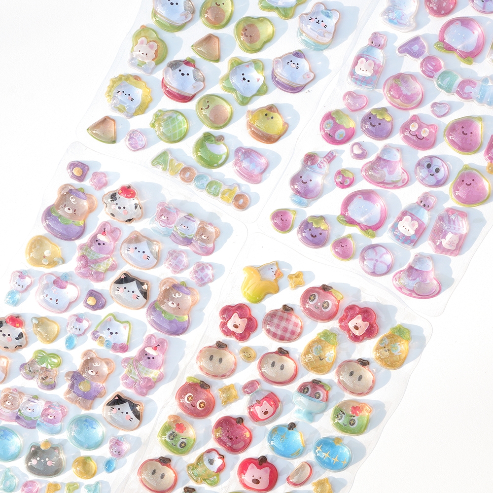 후르츠워터드롭스티커