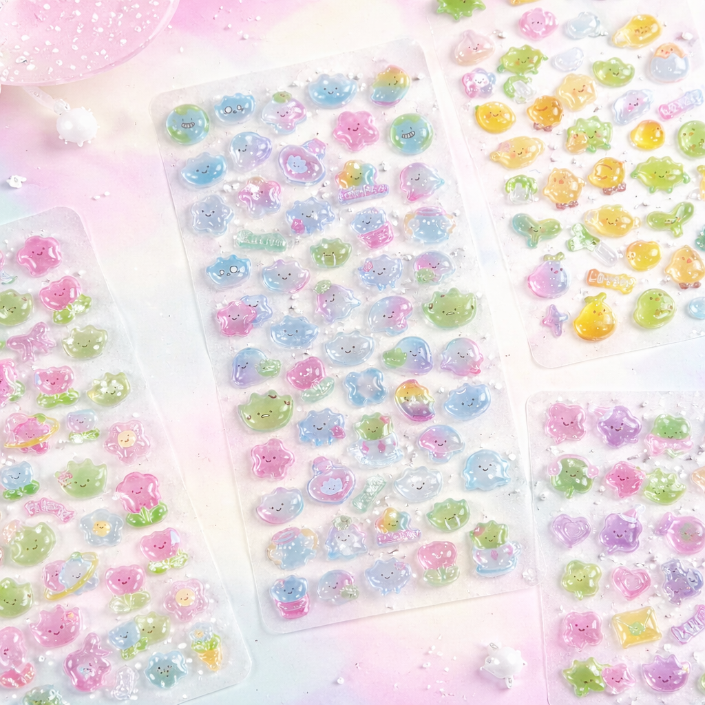 가든워터드롭스티커