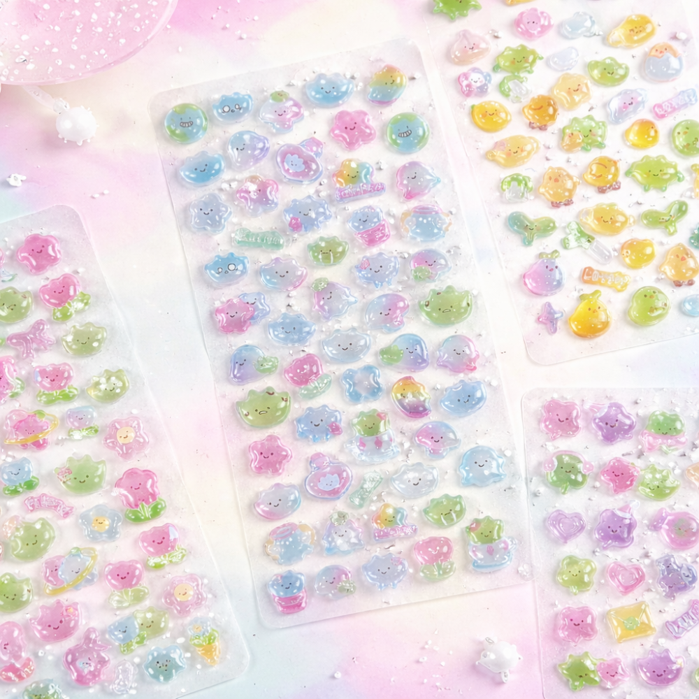 가든워터드롭스티커