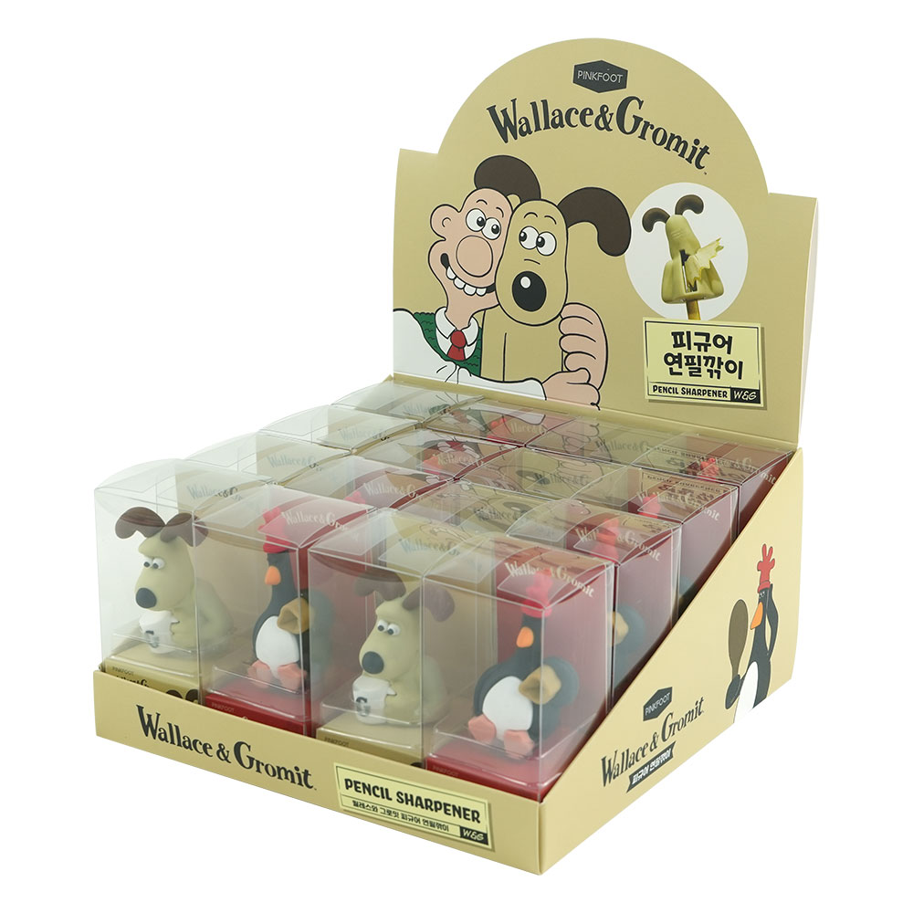 [공식정품]월레스와그로밋피규어연필깎이 인박스(16개세트)