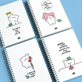 쫑긋곰럭키원링노트